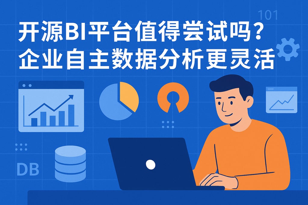 开源BI平台值得尝试吗？企业自主数据分析更灵活"